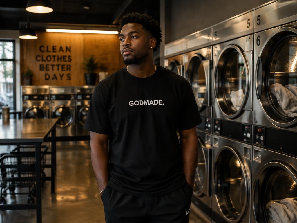 GODMADE. tee